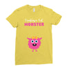 Creating a Lil Monster Baby Girl Ladies Fitted T-Shirt