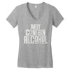 may contain alcohol Women's V-Neck T-Shirt