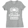 v t shirt inspired by deadliest catch   on the crab. Ladies Fitted T-Shirt