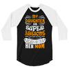 My Daughter Is Super Awesome Her Mom 3/4 Sleeve Shirt