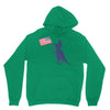 Patriotic T-Rex Unisex Hoodie