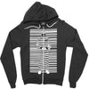 banksy prisoner barcode Zipper Hoodie