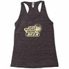 save water drink beer Racerback Tank