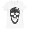 skull triangle Ladies Fitted T-Shirt