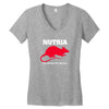nutria its whats for dinner Women's V-Neck T-Shirt