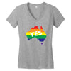 Vote Yes Australia Women's V-Neck T-Shirt