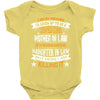 Super Cool Mother In Law Of A Freaking Awesome Daughter Baby Onesie