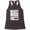 beast mode on Racerback Tank