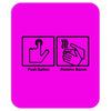 push button receive bacon t shirt funny awesome nerdy geeky humor tee Mousepad