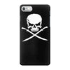 biker pirate skull bones swords iPhone 7 Case
