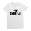 simple plan Ladies Fitted T-Shirt
