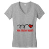 you stole my heart (2) Women's V-Neck T-Shirt
