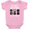Pilots Six Pack Airplane Instruments Infant Clothing