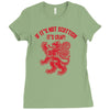 if it's not scottish it's crap Ladies Fitted T-Shirt