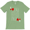 king of hearts playing card T-Shirt