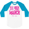 2018 Women's March On USA 3/4 Sleeve Shirt