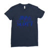 the man,myth,legend scott Ladies Fitted T-Shirt