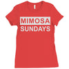 mimosa sundays brunch mens Ladies Fitted T-Shirt