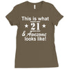 21st birthday Ladies Fitted T-Shirt