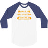 happy halloween witches 3/4 Sleeve Shirt