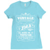 Vintage Aged To Perfection 1968 Ladies Fitted T-Shirt