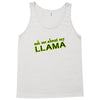 ask me about my llama Tank Top
