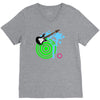 guitar retro music V-Neck Tee