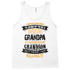 Super Cool Grandpa Of A Freaking Awesome Grandson Tank Top