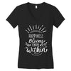 Happiness Women's V-Neck T-Shirt