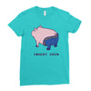 insert coin Ladies Fitted T-Shirt