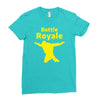 battle royale skydiving fortnite Ladies Fitted T-Shirt