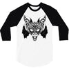 bat ornate 3/4 Sleeve Shirt