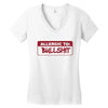 allergic to bullshit Women's V-Neck T-Shirt