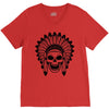 skull V-Neck Tee