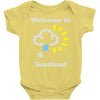 scottish weather Baby Onesie