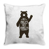 just hungry Throw Pillow