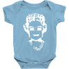queen bee elizabeth 3d glasses Baby Onesie
