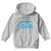 Only the Best Dads get Promoted to Papa Youth Hoodie