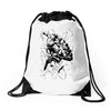 venom vs spiderman Drawstring Bags