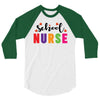School Nurse 3/4 Sleeve Shirt