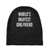 world's okayest girlfriend Baby Beanies
