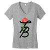 Tessa Brooks Rose Women's V-Neck T-Shirt