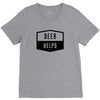 beer helps V-Neck Tee