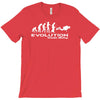 evolution of scuba divingfunny swim retro sea cool boat party T-Shirt