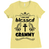I Am One Blessed Grammy Ladies Fitted T-Shirt