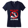 no flex zone arm gym workout Women's V-Neck T-Shirt