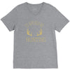 i'd rather be hunting deer antlers ammo hunt gear merica cool V-Neck Tee