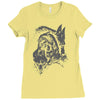 wolf princess warrior Ladies Fitted T-Shirt