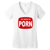 as seen in porn Women's V-Neck T-Shirt