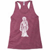 santa muerte blanca Racerback Tank